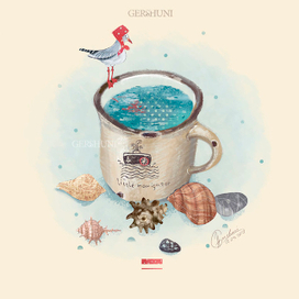 ..я..море...и чайка Марина..))