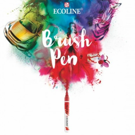 Иллюстрация. Коллаж. Royal Talens Маркер акварельный Ecoline 