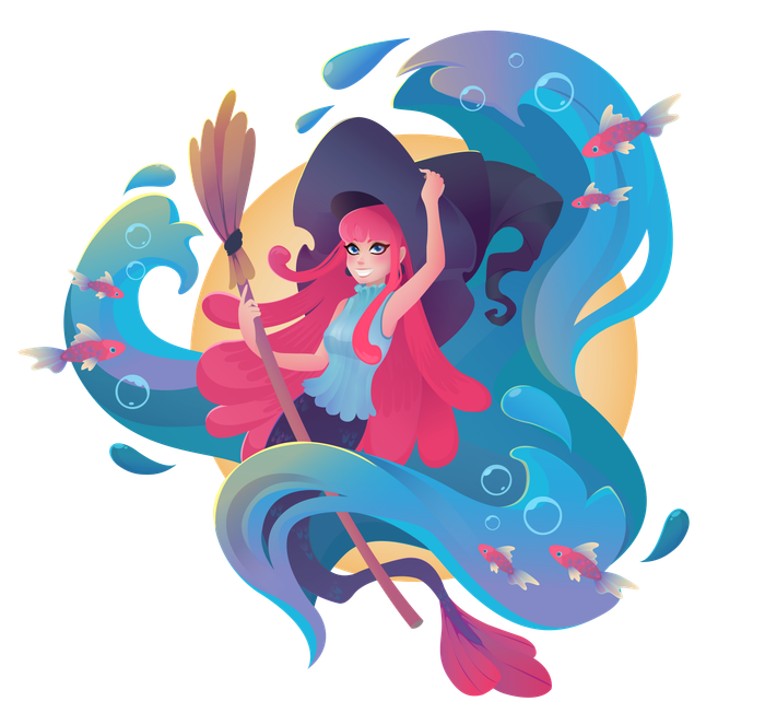 Witch-mermaid
