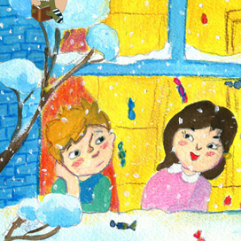 Иллюстрации для детского онлайн журнала "Вверх тормашками"