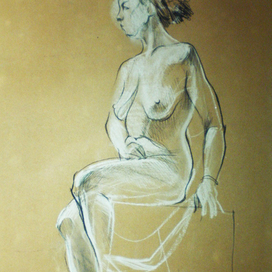 набросок женщины