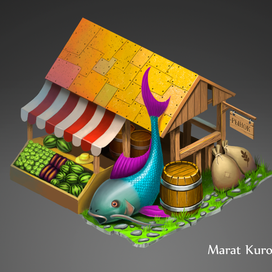 Здание "Рынок" для игры