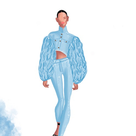 Иллюстрация фэшн