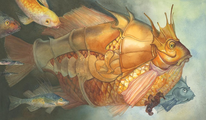 Рыбий царь для сказки Силены Андерс "Посланник Небесного Вивипаруса"