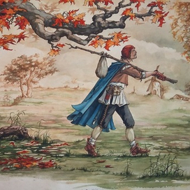 Путник и дерево. Второй вариант.