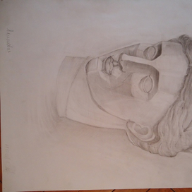 графика карандашом с натуры. Венера