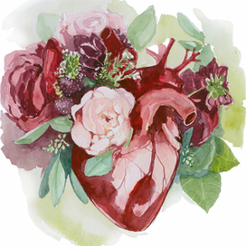 Сердце в цвету