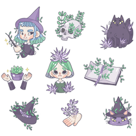 Ведьмочки и растения