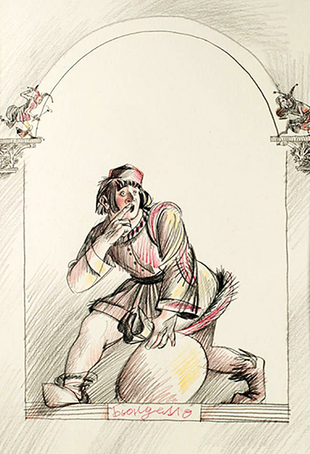 иллюстрация к комедии У.Шекспира "Укрощение строптивой"