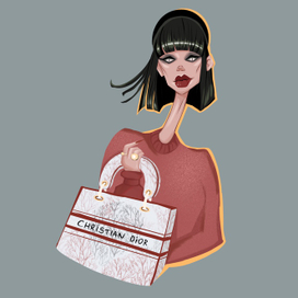 Dior. Fashion illustration. 
