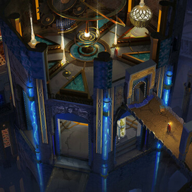 Концепт арт локации для игры