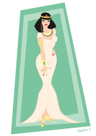 Egyptian pin-up