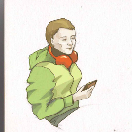 Парень с наушниками