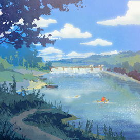 "На тот берег" - из серии "Шестнадцатое лето"