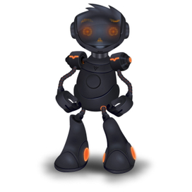 Герой Robot  Black