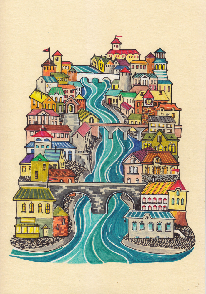 Город на реке