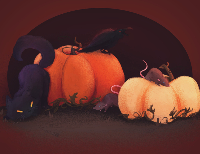 Осенние животные