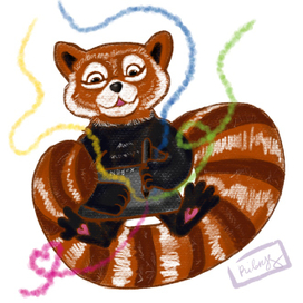 Персонаж красная панда