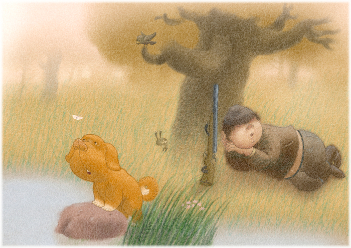 Пока хозяин занят важным делом