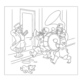 Кузьмич, Каштанка и оркестр