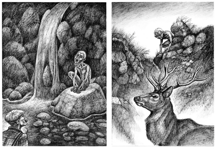 Странный Джон. Иллюстрации.