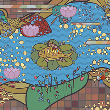 Полоса с рыбками