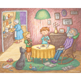 Газетный дракончик