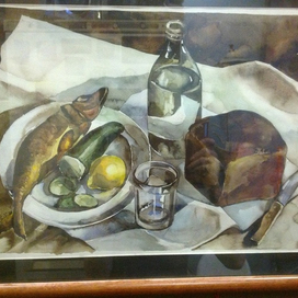 Натюрморт с рыбой