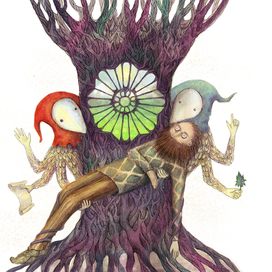 Сон Мелкина. к сказке "Лист работы Мелкина" Дж.Р.Р.Толкина