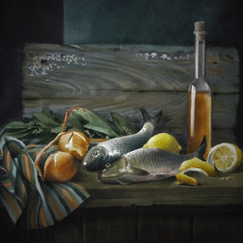 Натюрморт с рыбой 