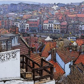 Lots of stone steps for scenic views. Second view