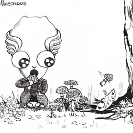 Inktober 2018, 1 тема - ядовитый