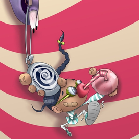 Алиса в стране чудес, день.