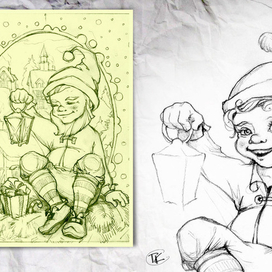 Новогодний гномик