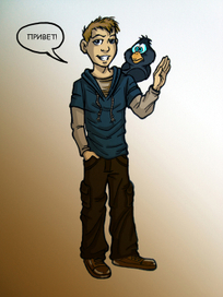 Мой друг галчонок