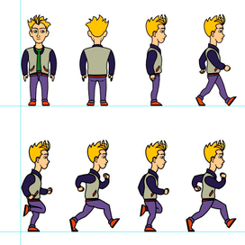 дизайн и анимация игрового персонажа