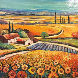 Подсолнечные поля