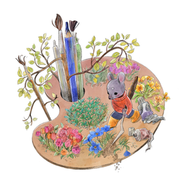 Мышка Палетка (в цвете)