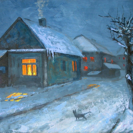 Зима. Пригород Бреста.