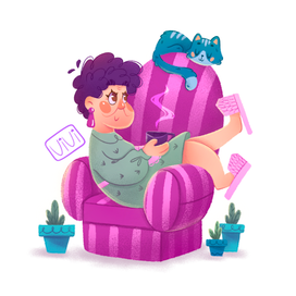 Жизнерадостная бабуля дизайн персонажа🌿