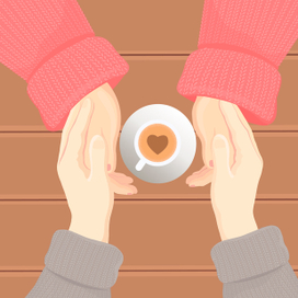 За чашкой кофе