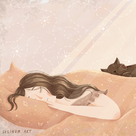 Уютное утро, иллюстрация