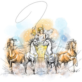 ТАИС АФИНСКАЯ. Подвиг Эгесихоры. Заставка к главе.