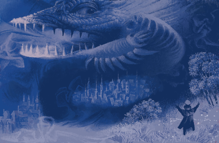 Иллюстрация к сказке Софьи Прокофьевой Девочка-Свеча