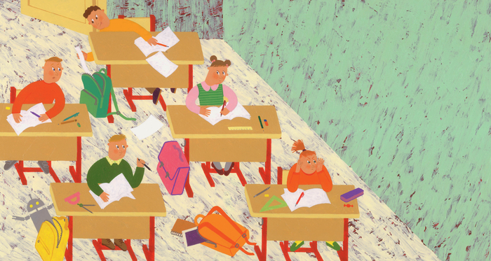 На контрольной