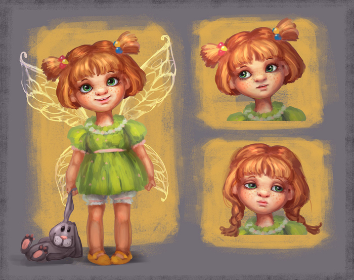 Малышка разработка персонажа