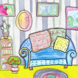 Комната. Интерьер