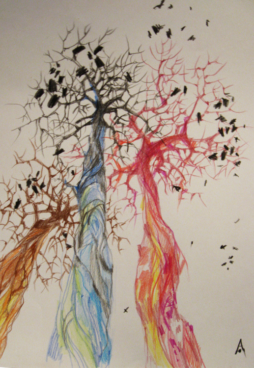 За нашими окнами птицы