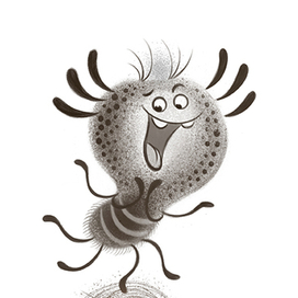 Пушистик  на пучке