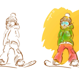 Сноубордист